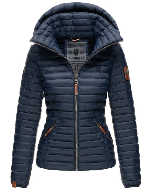 Marikoo Lowenbaby giacca transitoria da donna con cappuccio, navy