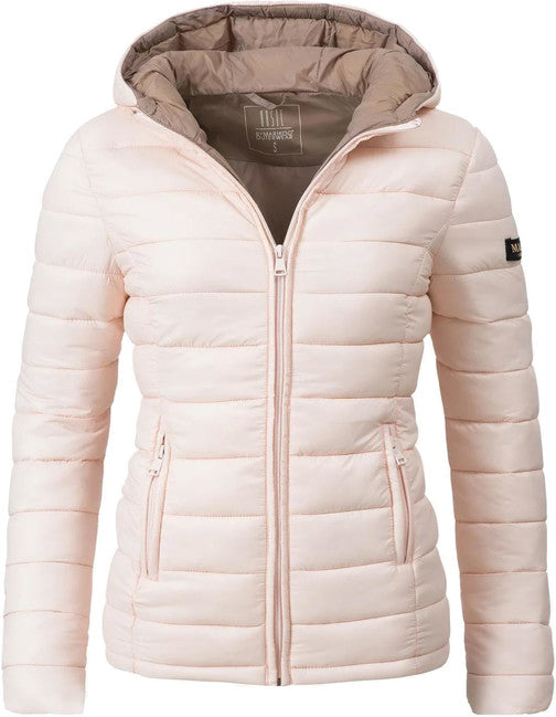 Marikoo Lucy giacca transitoria da donna con cappuccio, rosa