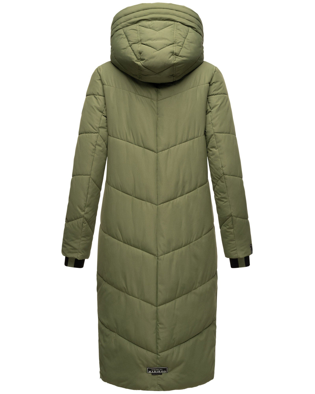 Marikoo Nadaree XVI dámska zimná bunda s kapucňou, Olive leaf