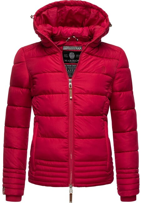 Marikoo SOLE giacca invernale da donna con cappuccio, fucsia