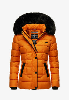 Marikoo Unique giacca invernale con cappuccio da donna, Burnt orange