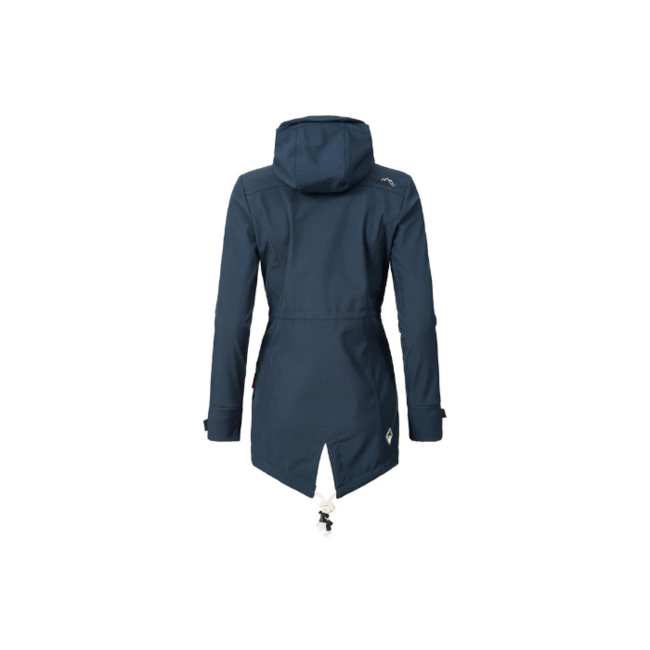 Marikoo ZIMTZICKE giacca invernale softshell da donna con cappuccio, blu