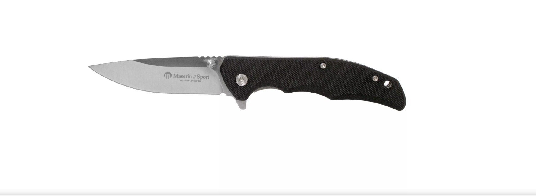 Maserin Sporting coltello cm 17,5 -g10, nero