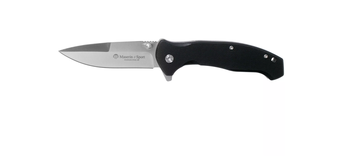 Maserin Sporting coltello cm 17,5 -g10, nero