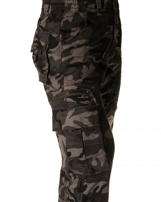 Loshan Lorenzo Pants, Camo Grey