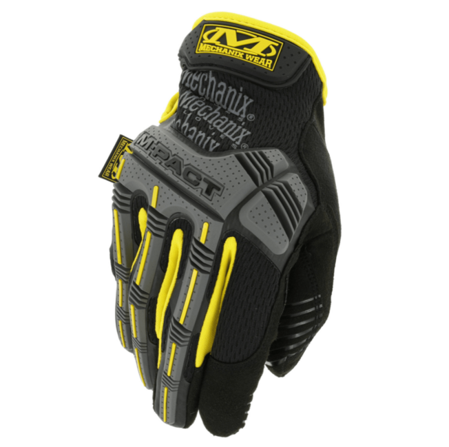 Mechanix M-Pact guanti da lavoro nero/giallo