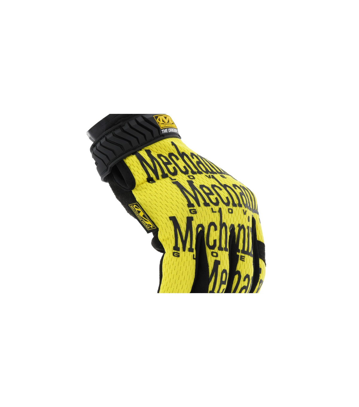 Mechanix Original Γάντια, Κίτρινο με Μαύρη Επιγραφή