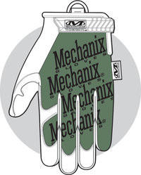 Mechanix Original guanti tattici, woodland