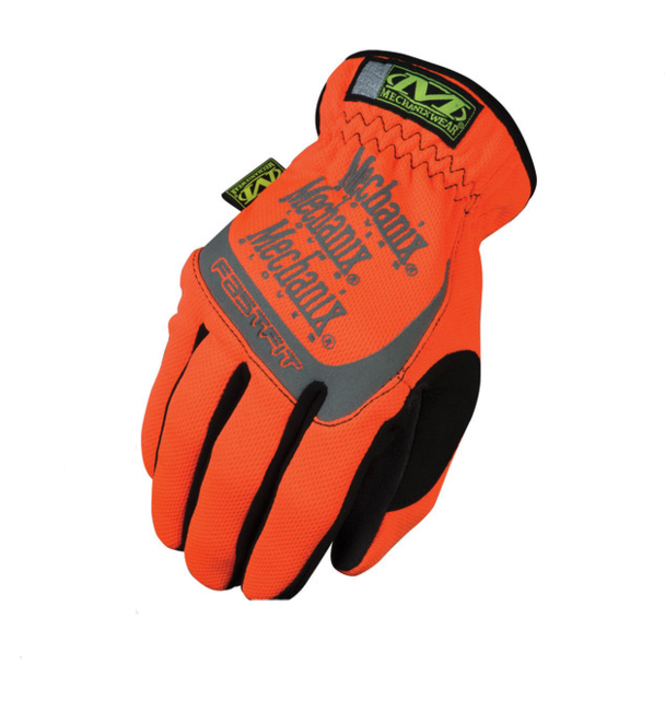 Mechanix Safety FastFit guanti di sicurezza, arancioni riflettente
