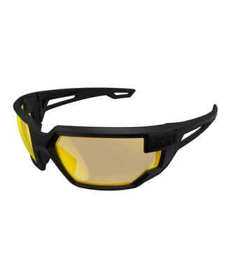 Mechanix Type X occhiali tattici, montatura nera lenti color ambra