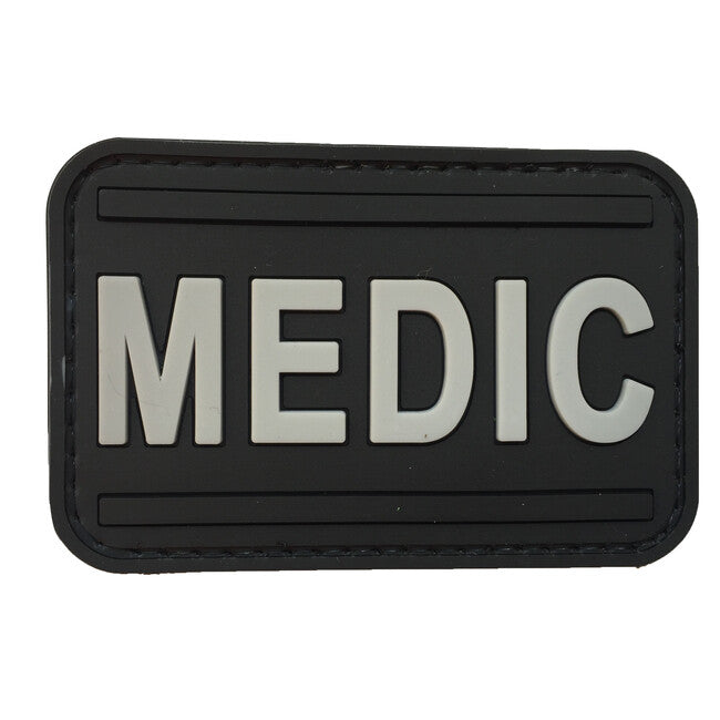 WARAGOD Toppa in pvc medic, nero e grigio