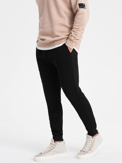 Ombre V1 moške jogger trenirke, nero