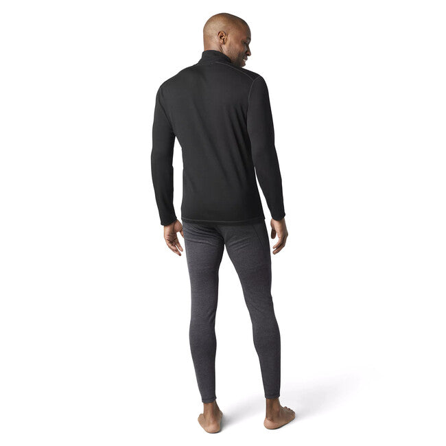 Smartwool Classic Thermal Merino BL 1/4 ZIP B, nero