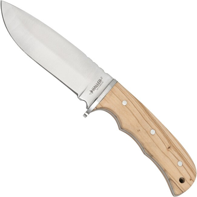 Haller Legno d'ulivo coltello a lama fissa