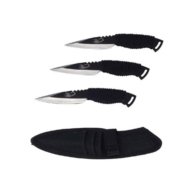 Haller Skorpion set di coltelli a lama fissa 3 tlg