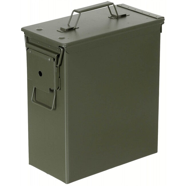 MFH MFH scatola di munizioni, cal. 50 grande pa 60 metallo, verde od