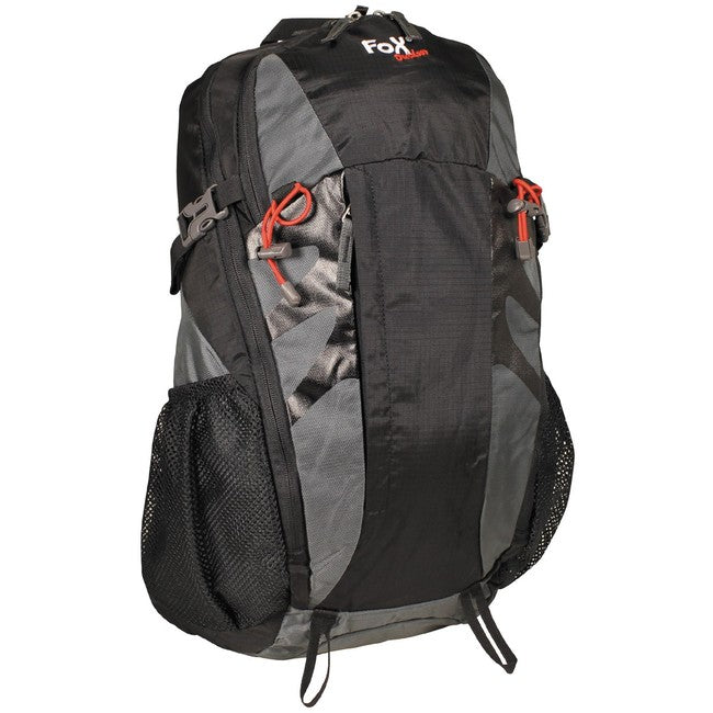 MFH Arber zaino da trekking 30l, nero e grigio