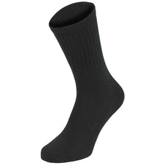 MFH Army Socks, Black, Mid-Calf, 3 Pack