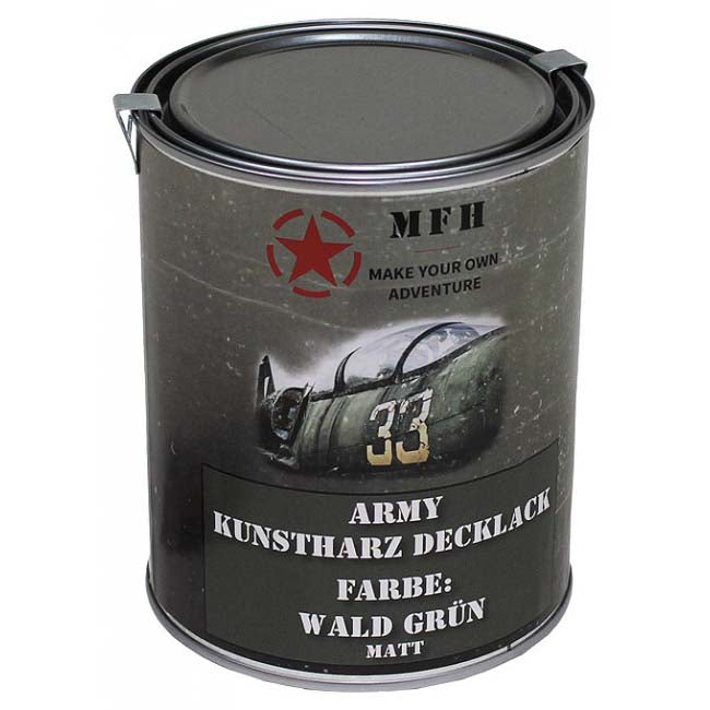 MFH army, verde bosco opaco, 1 litro