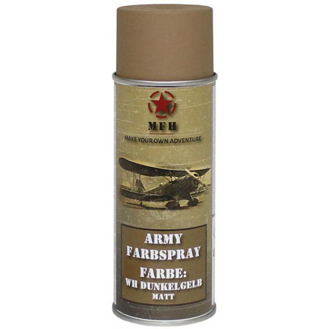 MFH army sprej wh, giallo scuro opaco