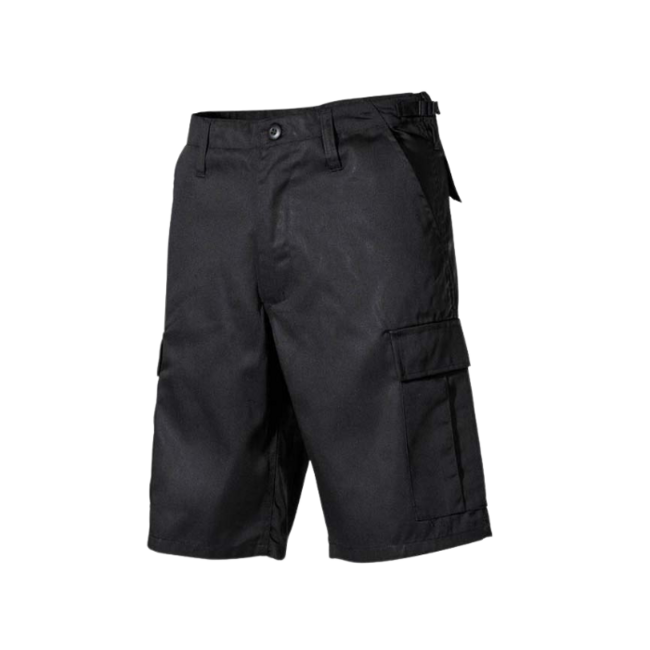 MFH BDU pantaloncini da uomo, nero