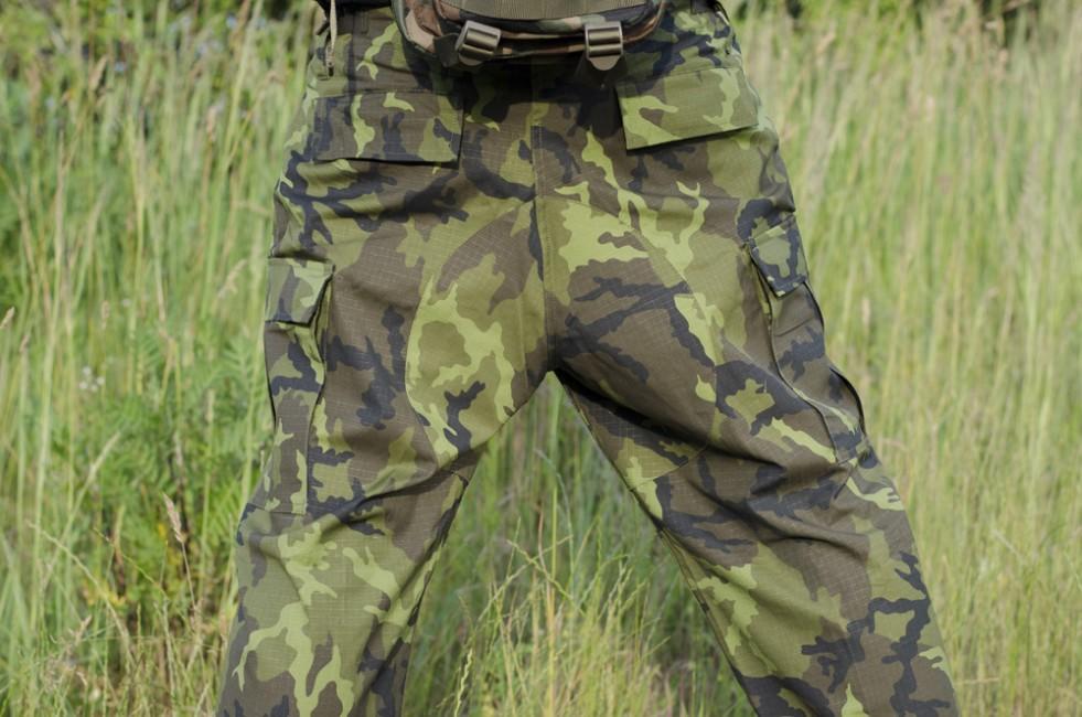 MFH BDU Rip-Stop Men's Pants, M 95 CZ Camo