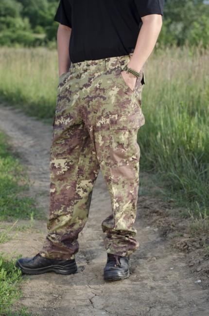 MFH BDU pantaloni da uomo rip-stop, vegetato