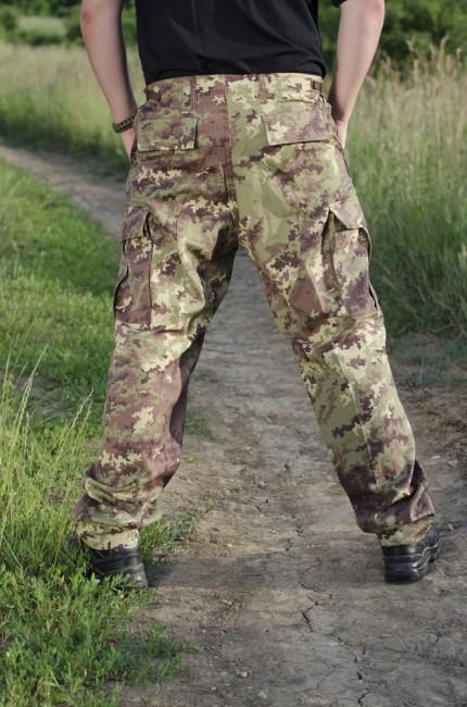 MFH BDU pantaloni da uomo rip-stop, vegetato