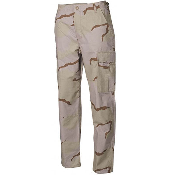 MFH BDU pantaloni da uomo rip-stop, deserto 3col