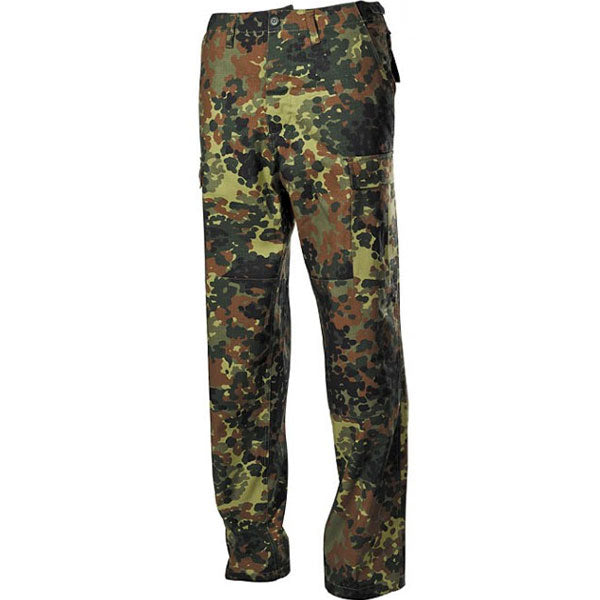 MFH BDU pantaloni da uomo rip-stop, flecktarn