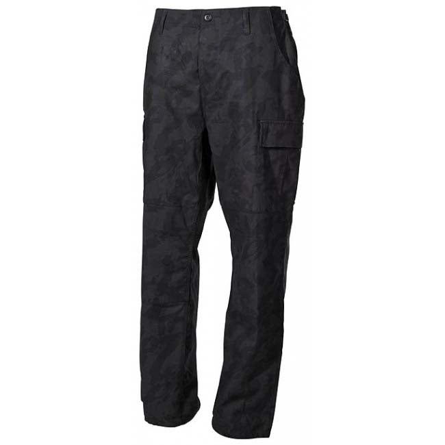 MFH BDU pantaloni da uomo rip-stop, night-camo