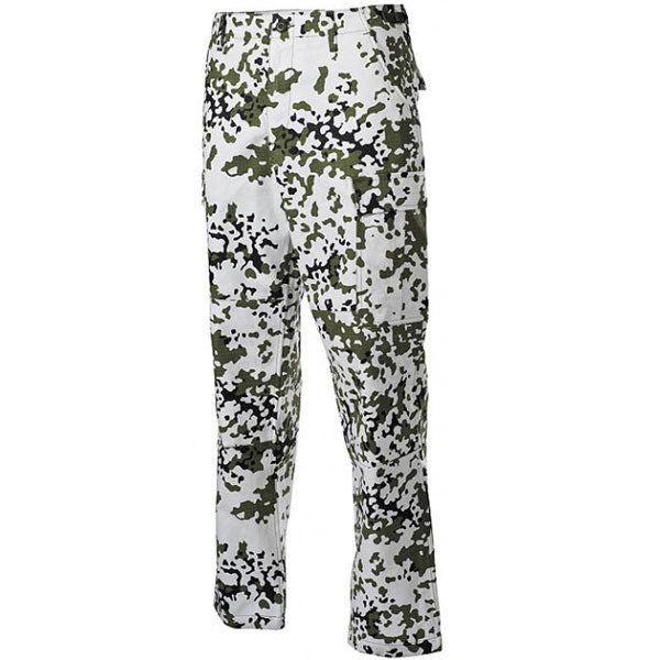 MFH pantaloni da uomo Rip-Stop, bianchi