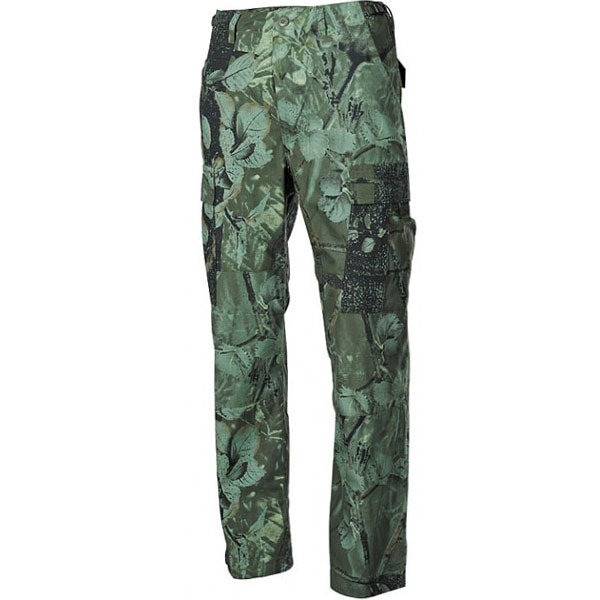 MFH BDU pantaloni da uomo rip-stop Real tree, verdi cacciatore