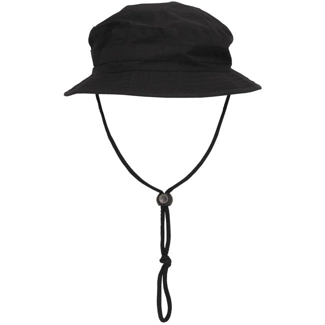 MFH Boonie Rip-Stop cappello, nero