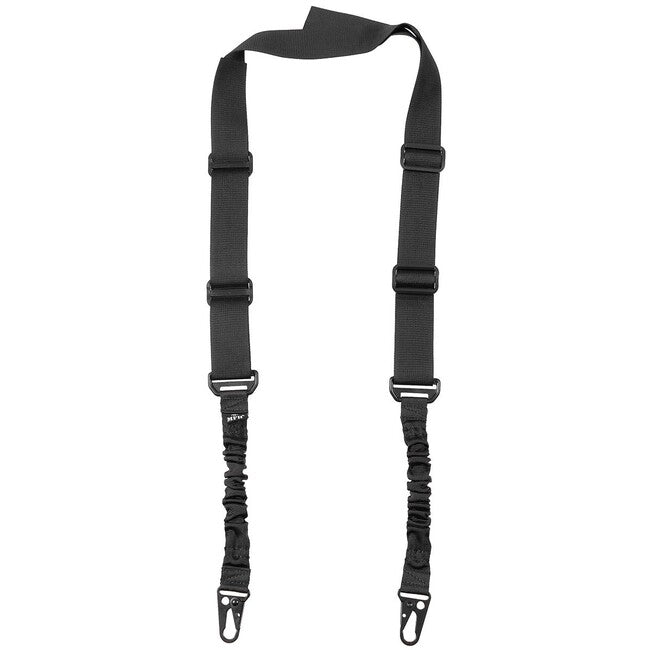 MFH Cinghia elastica a 2 punti, nera
