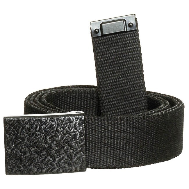 MFH BW Cintura con fibbia, nera, circa 3 cm
