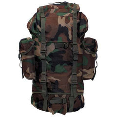 MFH BW zaino impermeabile, woodland 65L
