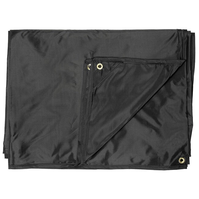 MFH Cella con occhielli, nera 3 x 3 m