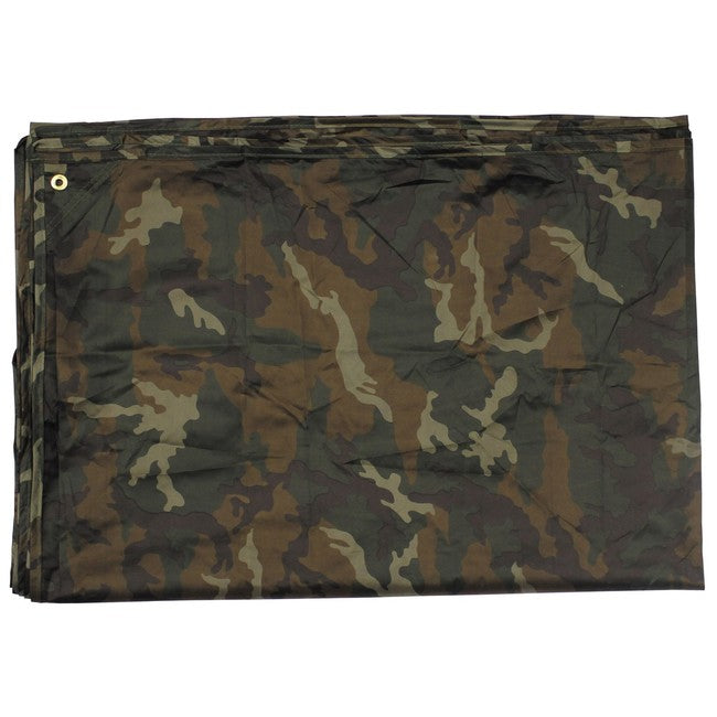 MFH telo con occhielli, woodland 2 x 3 m