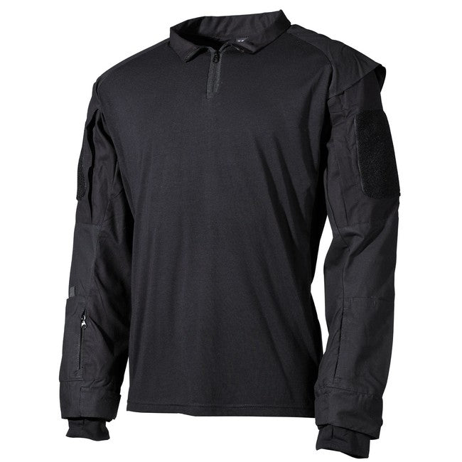 MFH Combat maglia tattica a maniche lunghe, nera