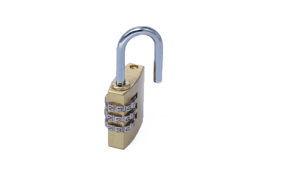 MFH lucchetto con codice di sicurezza, 5,5 x 2,5 cm