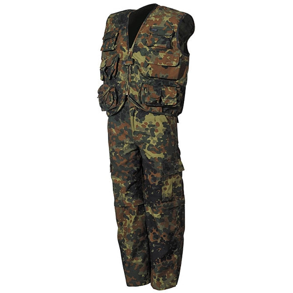 MFH Set gilet e pantaloni per bambini, flecktarn