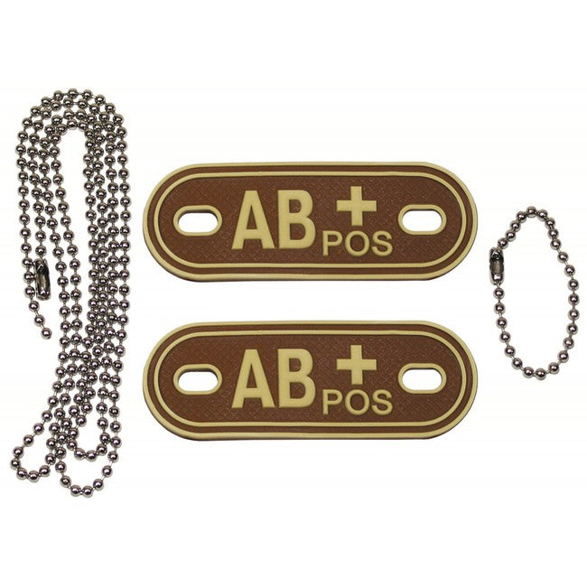 MFH Dog-Tags targhette per cani AB POS, 3D PVC