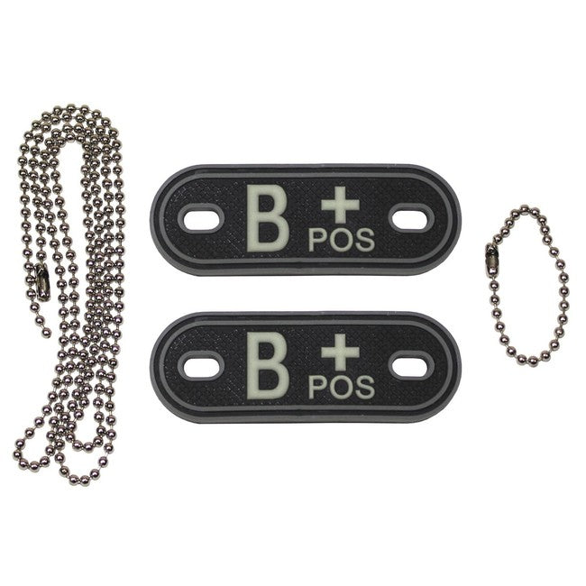 MFH Dog-Tags targhette per cani B POS, 3D PVC, nero