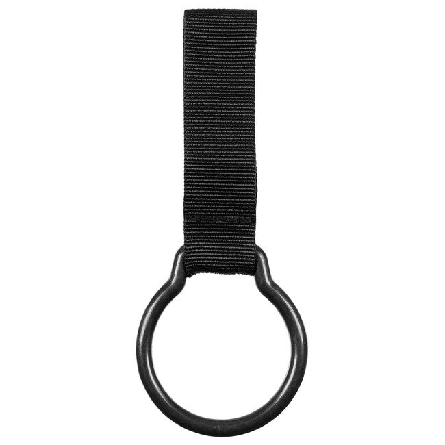 MFH Supporto per torcia, con anello, nero