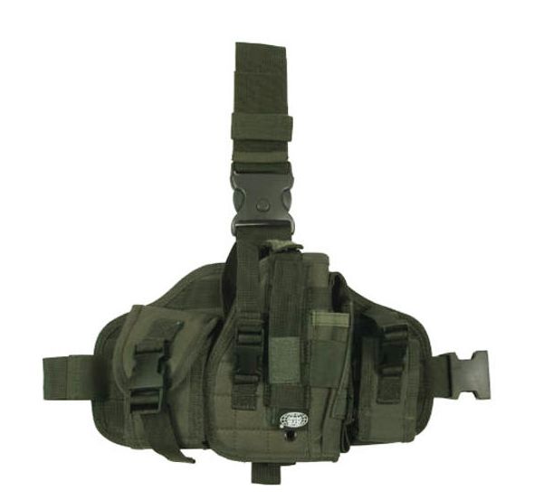 MFH Fighter fondina cosciale per pistola, oliva