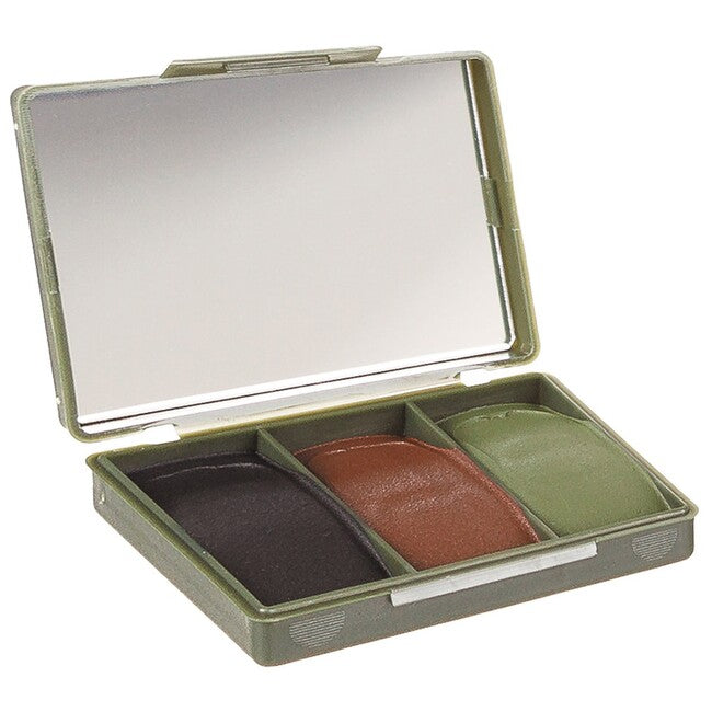 MFH gb vernice mimetica per il viso 45 g, 3 colori, con specchio