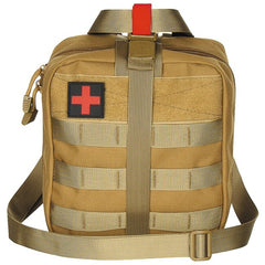 MFH Marsupio per kit di pronto soccorso MOLLE IFAK, marrone coyote