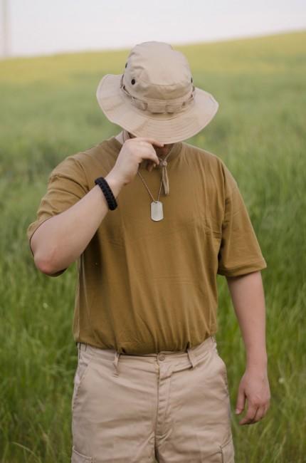 MFH US rip-stop cappello, khaki