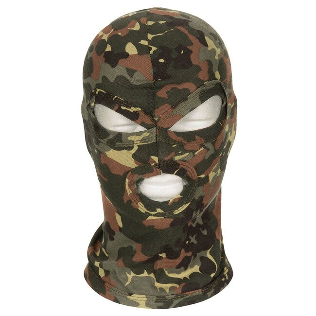 MFH Cappuccio, 3 fori, sottile, bw camo